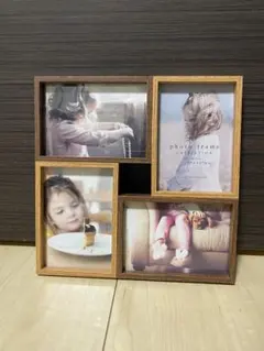 新品箱付き❗️木製マルチフォトフレーム 4枚用