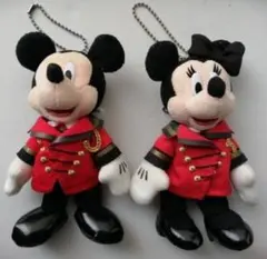 〚TDH限定・足裏ロゴあり〛Disneyミッキー・ミニー制服風ぬいぐるみ ぬいバ