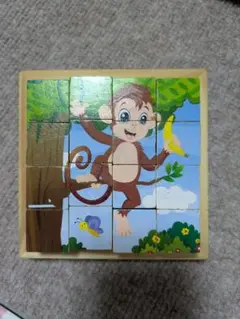 木製動物パズル