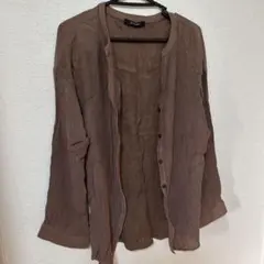 W closet ブラウン 長袖シャツのサムネイル