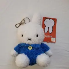 【韓国限定】ミッフィー ぬいぐるみ キーホルダー ブルー