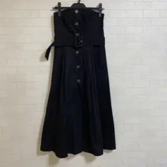 AZUL by moussy ベルト付きデニムワンピース