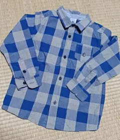 【Petit Bateau】 長袖シャツ カッターシャツ 4ans/104cm