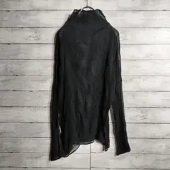 イッセイミヤケ プリーツプリーズ 捻れカットソー 長袖 シフォン