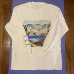 【未使用】RADIALL 長袖Tシャツ ホワイト グラフィックプリントのサムネイル