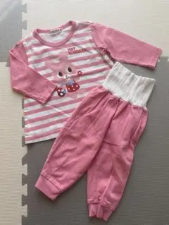 HOT BISCUITS ベビーパジャマ 80cm ピンク