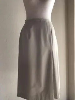 スカート ベージュ 美シルエット