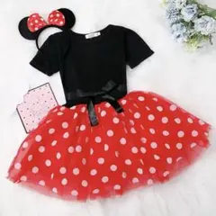 【新品未使用】110 ミニー プリンセス ハロウィン 子供 コスチューム