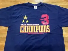 北海道日本ハムファイターズ 3-TIME CHAMPIONS Tee Tシャツ