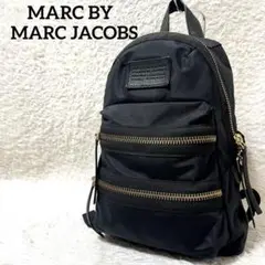 ✨人気モデル✨マークバイマークジェイコブス リュック ゴールド金具 ブラック