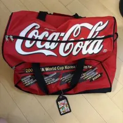 【非売品】2002 FIFA ワールドカップ × コカコーラ ボストンバッグ 赤