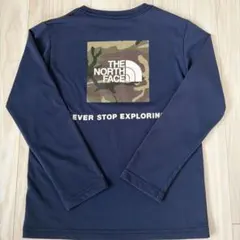 ノースフェイス　キッズ　ロンT 130 迷彩