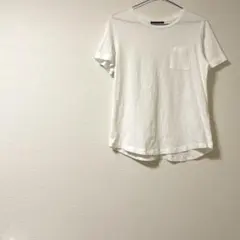 バンヤードストーム 白Tシャツ シンプル 透け感 コットン 綿100 胸ポケットのサムネイル