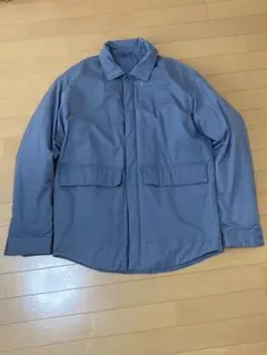 ZARA 中綿入り ブルゾン ジャケット ブルー Mのサムネイル