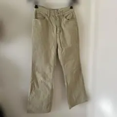 LOWRYS FARM デニムフレアパンツ