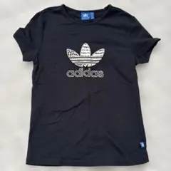 adidas アディダス ブラック ロゴ Tシャツ