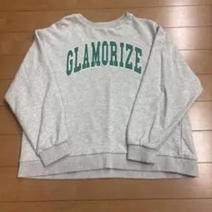 WEGO グレー トレーナー フリーサイズ