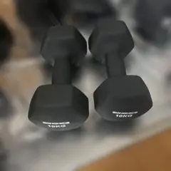 SONGMICS 10kg ダンベル 2個セット 黒のサムネイル