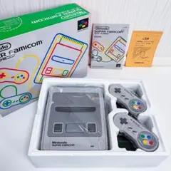 【美品】 スーパーファミコン本体 セット 任天堂 SHVC-001 中期型 箱付