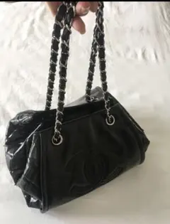CHANEL シルバーチェーン　ショルダーバッグ