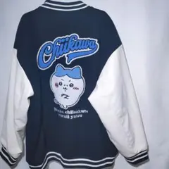 新品 スタジャン 5L ハチワレ ちいかわサガラ 刺繍 バーシティジャケット