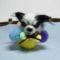 羊毛フェルト　いぬ&アヒル⁈のサムネイル
