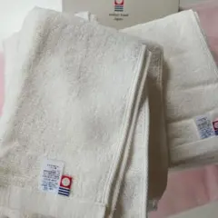 imabari towel フェイスタオル ホワイト２枚