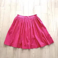 PRADA プラダ ツイード フレアスカート ピンク×ブラック 正規品 中古・古着通販】PRADA (プラダ) ツイードフレアスカート ブラック