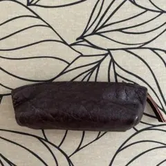 ダークブラウン レザー コインケース