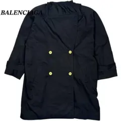 BALENCIAGA バレンシアガ　トレンチコート　コート　ジャケット　ブラックのサムネイル