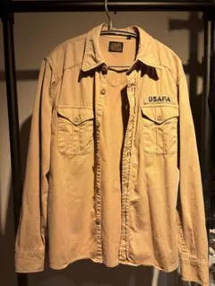 EDWIN UTILITY WEAR ミリタリーシャツ USAFA