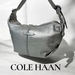 242○ Cole Haan ダークブラウン ハンドバッグ 保存袋付き - メルカリ