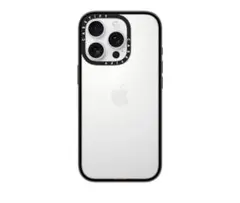 CASETiFY クリアブラック iPhoneケース　コンパクトケース