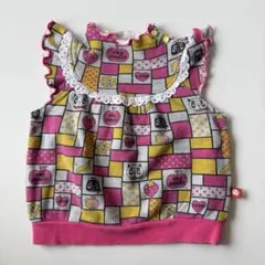 CBG PLANET 100cm 総柄ノースリーブ スウェット トップス