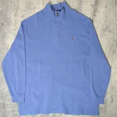 【Polo Ralph Lauren】コットン ハーフジップ