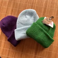 BRONER ニット帽 3色セット　未使用　タグ付き