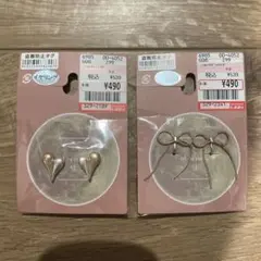 新品未使用　tal.by.yumi イヤリング 2点 リボン ハートのサムネイル