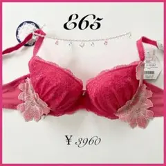 定価3960円【センセーション】 E65 ブラジャー ドゥペルル ピンク