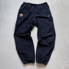 XL 00s NIKE バルセロナ ナイロンパンツ ワイド Y2K テック