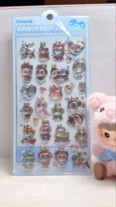 ぷっくり可愛いlabubu♡ BONBON DROP 一枚700円