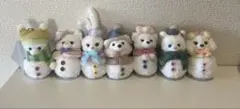 シークレットオブスノーウィーデイ　ぬいぐるみストラップ　雪だるま
