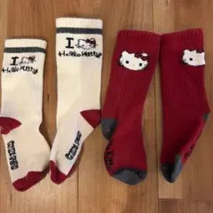ハローキティ ベビー靴下 2足セット