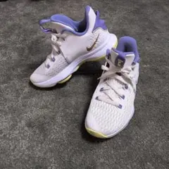 Nike スニーカー ホワイト/パープル/イエロー