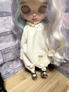 ネオブライス アイシードール用 ピンクのふわふわ子羊さん帽子