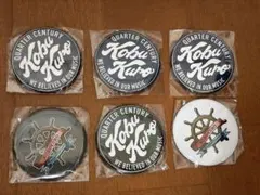 コブクロ　ガチャ　缶バッチ6点セット