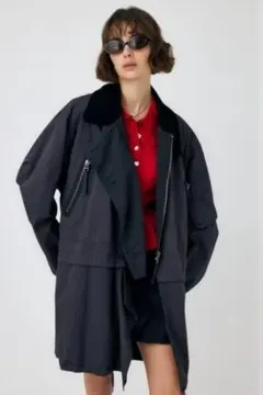 MOUSSY リバーシブル ジャケット 4WAY ショート丈 ロング