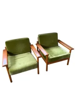 コスガの家具 1人掛けソファ 2脚セットのサムネイル