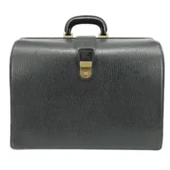 お値下げ致しました！ バーバリー レザー ダレスバッグ 本革 革鞄の魅力が詰まった貫録のあるハードレザーのダレスバッグ「革