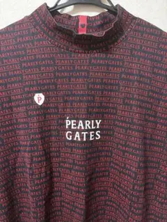 PEARLY GATES モックネックシャツ 総柄 メンズ　サイズ7 未使用品❗️のサムネイル