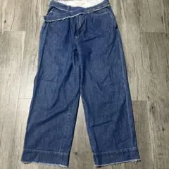 YOKE YK21SS0197P カットオフワイドデニムパンツ サイズ2のサムネイル